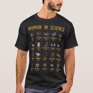Vrouwen in de wetenschap, geschiedenis van de wete t-shirt