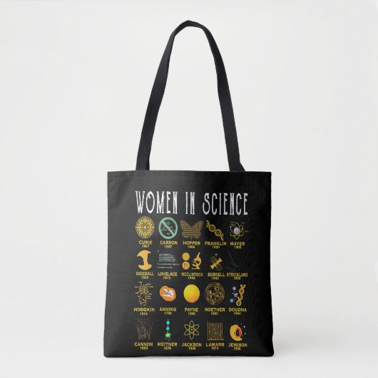 Vrouwen in de Wetenschap Tote Bag (Voorkant)