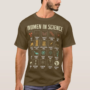 Vrouwen in de wetenschappelijke ontwerpbiologie S T-shirt