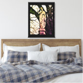 Vrouwen in de winter canvas afdruk (Insitu (Slaapkamer))