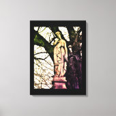 Vrouwen in de winter canvas afdruk (Voorkant)