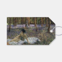 Vrouwen in een boslandschap met Bluebells