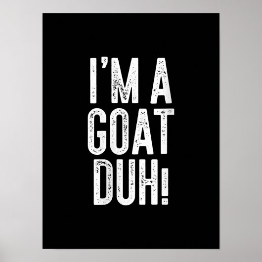 Vrouwen in een geitenkleed! kostuum cadeau poster (Voorkant)