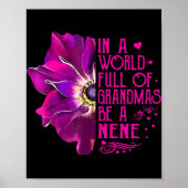 Vrouwen in een wereld vol oma's zijn geen vrouw poster (Voorkant)