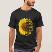 Vrouwen in een wereld vol oma's zijn Kiki Sunflow T-shirt (Voorkant)