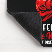 Vrouwen in februari Draag we rood - hartziekte AWA Muismat (Hoek)