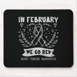 Vrouwen in februari gaan we naar Red American Hear Muismat