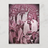 Vrouwen in gasmaskers briefkaart (Voorkant)