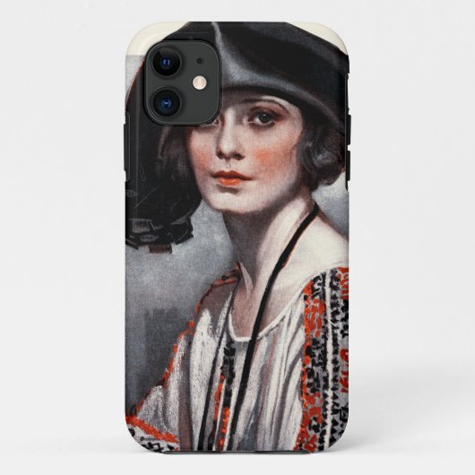 Vrouwen in geborduurde Blouse Case-Mate iPhone Case (Achterkant)