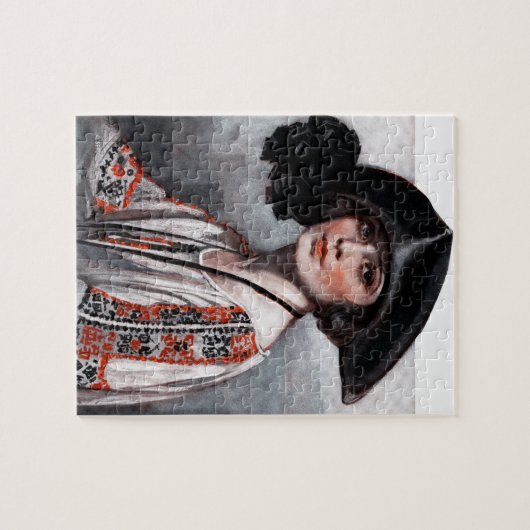 Vrouwen in geborduurde Blouse Legpuzzel (Horizontaal)