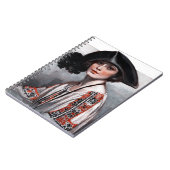 Vrouwen in geborduurde Blouse Notitieboek (Linkerzijde)