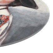 Vrouwen in geborduurde Blouse Snijplank (Hoek)