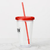 Vrouwen in GLAM  Acryl Drinkbeker (Links)