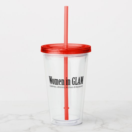 Vrouwen in GLAM  Acryl Drinkbeker (Voorkant)