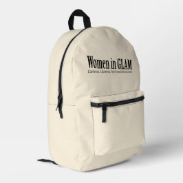 Vrouwen in GLAM Bedrukte Rugzak