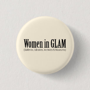 Vrouwen in GLAM  Ronde Button 3,2 Cm