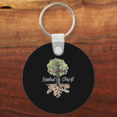 Vrouwen in godsnaam Christelijke Jezus Sleutelhanger (Voorkant)