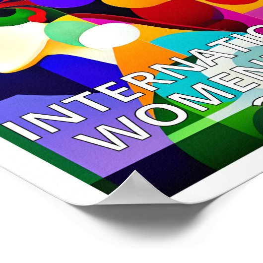 Vrouwen in het algemeen - Internationale Vrouwenda Poster (Hoek)