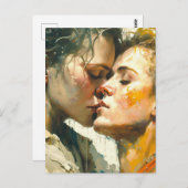 Vrouwen in het Briefkaart van de Liefde (Voorkant / Achterkant)