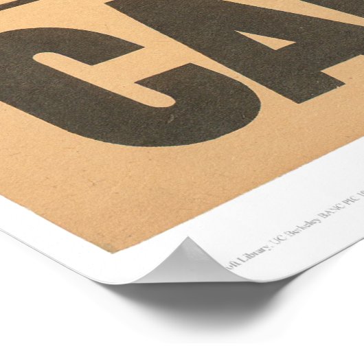 Vrouwen in het buitenland (1873A) Poster (Hoek)