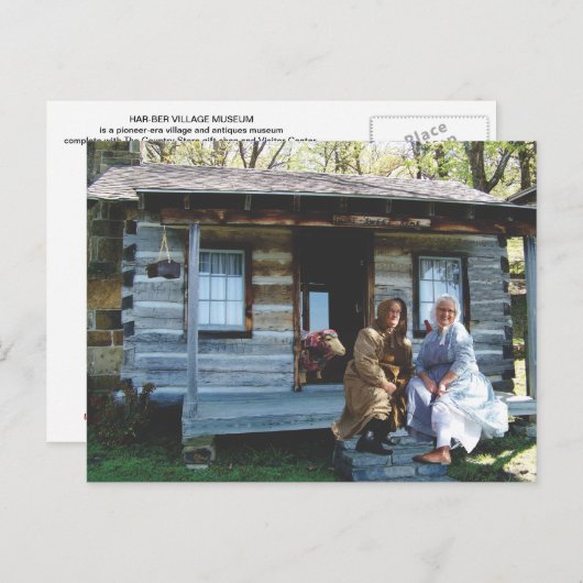 Vrouwen in het dorp Har-Ber die als pionier funger Briefkaart (Voorkant / Achterkant)
