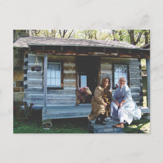 Vrouwen in het dorp Har-Ber die als pionier funger Briefkaart (Voorkant)