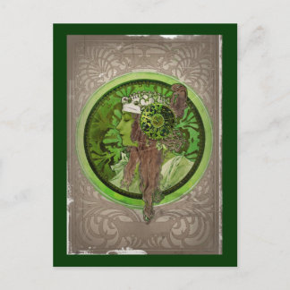 Vrouwen in het groen - LAUREL Briefkaart