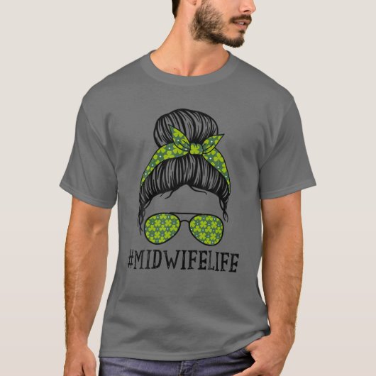 Vrouwen in het Midden-Oosten Bun St Patrick's Day  T-shirt (Voorkant)