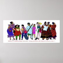 Vrouwen in het POSTER van de wereld - 1