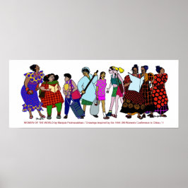 Vrouwen in het POSTER van de wereld - 1