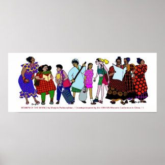 Vrouwen in het POSTER van de wereld - 1