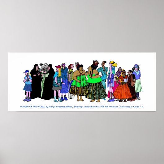 Vrouwen in het POSTER van de wereld - 3 (Voorkant)