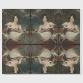 Vrouwen in het schilderen van de 19e eeuw  cadeaupapier (Vlak)