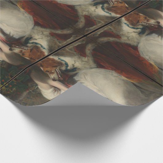 Vrouwen in het schilderen van de 19e eeuw  cadeaupapier (Hoek)