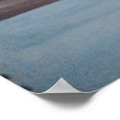 Vrouwen in het schilderen van hout Poster (Hoek)