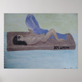 Vrouwen in het schilderen van hout Poster (Voorkant)