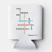 Vrouwen in het STEM-kruiswoord Blikjeskoeler (Achterkant)