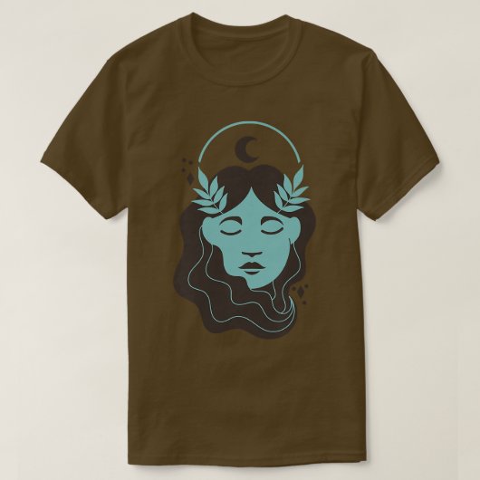 Vrouwen in het Tiener T-shirt (Design voorkant)