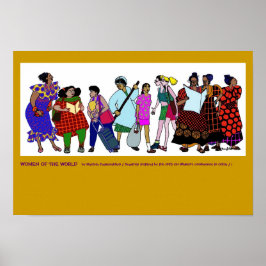 Vrouwen in het WereldPOSTER Poster