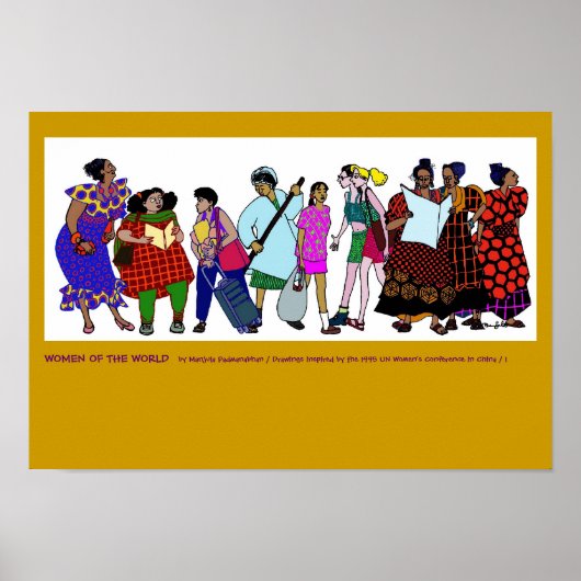 Vrouwen in het WereldPOSTER Poster (Voorkant)
