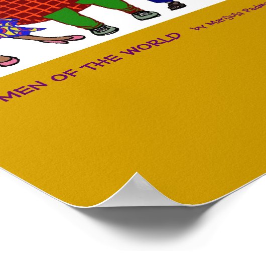 Vrouwen in het WereldPOSTER Poster (Hoek)