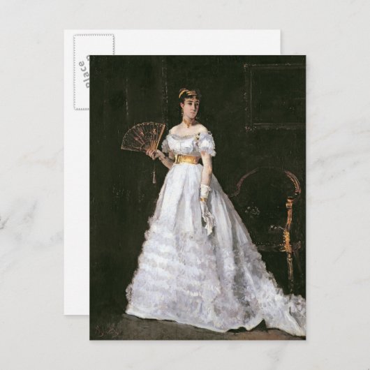 Vrouwen in het wit briefkaart (Voorkant / Achterkant)