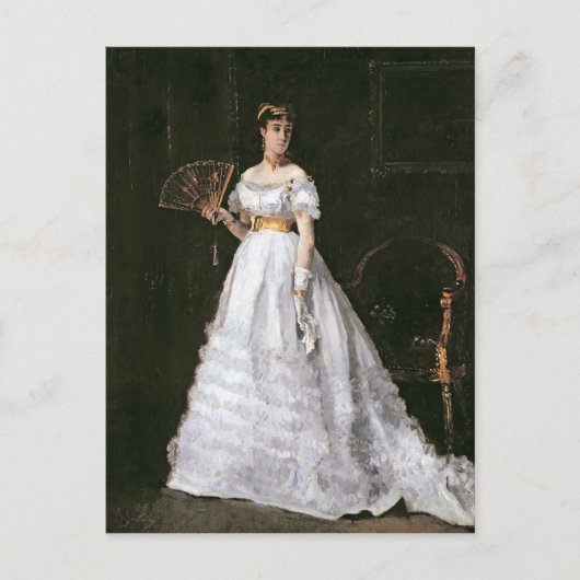 Vrouwen in het wit briefkaart (Voorkant)