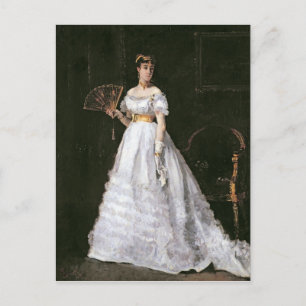 Vrouwen in het wit briefkaart