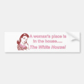 Vrouwen in het Witte Huis Bumpersticker (Voorkant)