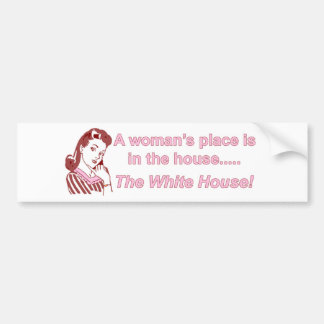 Vrouwen in het Witte Huis Bumpersticker