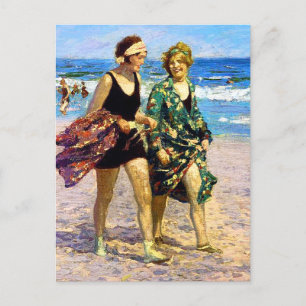 Vrouwen in het Zee Edward Henry Potthast Briefkaart