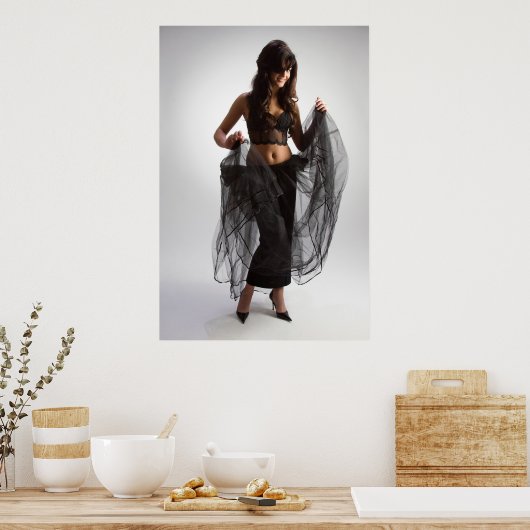 Vrouwen in het zwart poster (Keuken)