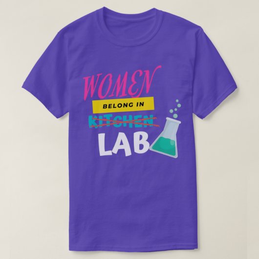 Vrouwen in Lab T-shirt (Design voorkant)