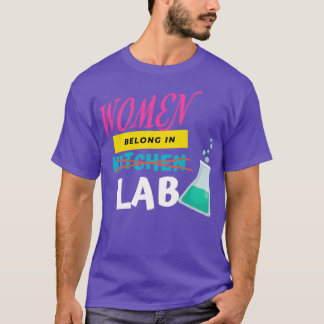 Vrouwen in Lab T-shirt